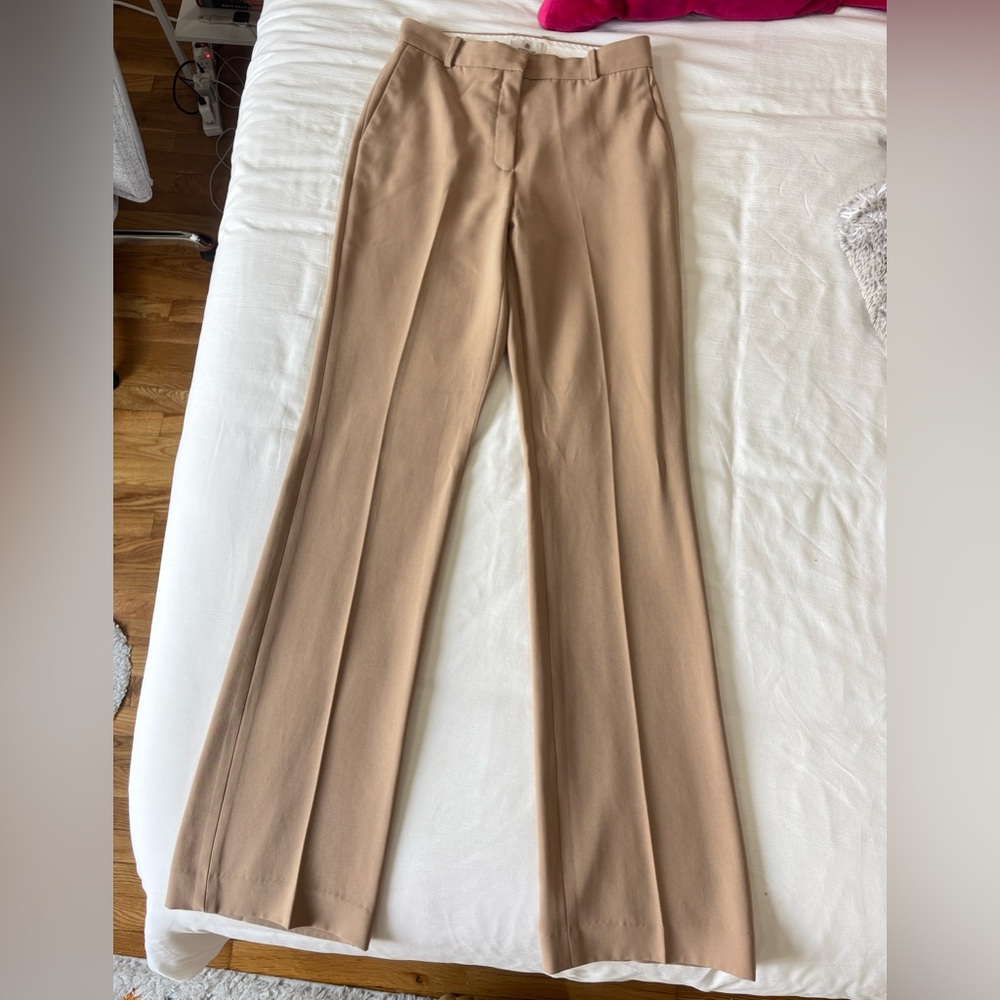 Aritzia Babaton Publish Pant in Gold Camel